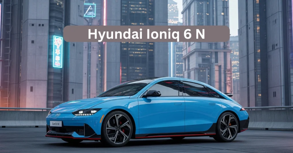 Ioniq 6 N sport bucket seats and N-branded steering wheel - आयोनिक 6 एन की बकट सीटें और एन-ब्रांडेड स्टीयरिंग व्हील