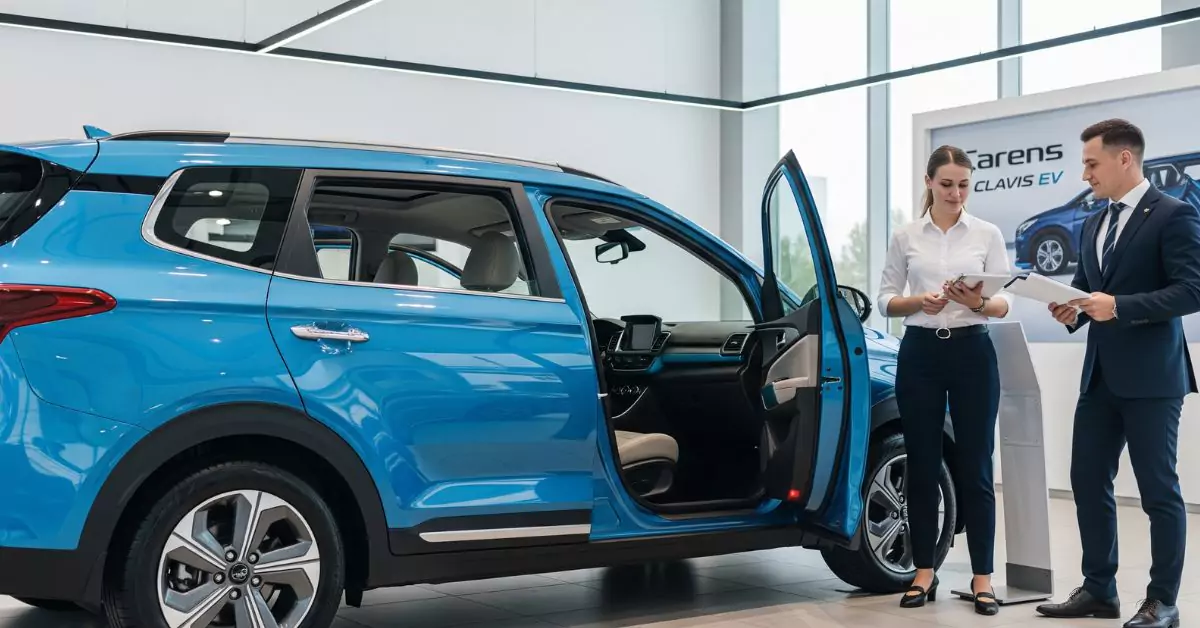 kia-clavis-ev-interior-2025-features Kia Clavis EV Interior with Touchscreen, Sunroof and Premium Finish