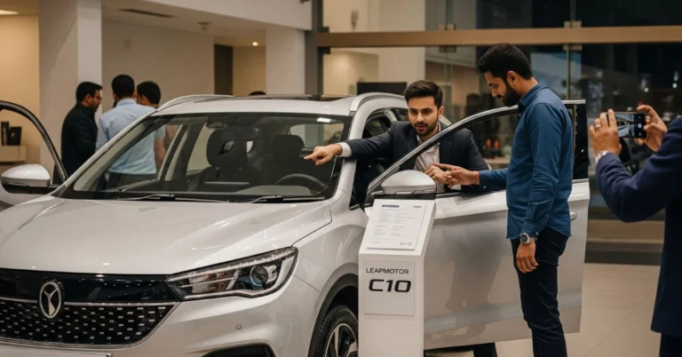 Leapmotor C10 इलेक्ट्रिक SUV का आधुनिक डिज़ाइन और प्रीमियम इंटीरियर